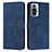 Handytasche Stand Schutzhülle Flip Leder Hülle Y03X für Xiaomi Redmi Note 10 Pro 4G Blau