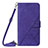 Handytasche Stand Schutzhülle Flip Leder Hülle Y04B für Samsung Galaxy A52 4G Violett