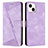 Handytasche Stand Schutzhülle Flip Leder Hülle Y04X für Apple iPhone 13 Violett