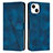Handytasche Stand Schutzhülle Flip Leder Hülle Y04X für Apple iPhone 14 Plus Blau
