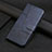 Handytasche Stand Schutzhülle Flip Leder Hülle Y04X für Motorola Moto G53j 5G Blau