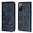 Handytasche Stand Schutzhülle Flip Leder Hülle Y05B für Samsung Galaxy S20 FE 4G Blau