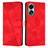 Handytasche Stand Schutzhülle Flip Leder Hülle Y07X für Oppo A58 4G Rot
