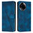 Handytasche Stand Schutzhülle Flip Leder Hülle Y07X für Realme 11 5G Blau