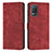 Handytasche Stand Schutzhülle Flip Leder Hülle Y07X für Realme 8 5G Rot