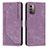 Handytasche Stand Schutzhülle Flip Leder Hülle Y08X für Nokia G11 Violett