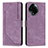Handytasche Stand Schutzhülle Flip Leder Hülle Y08X für Realme 11 5G Violett