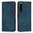 Handytasche Stand Schutzhülle Flip Leder Hülle Y08X für Sony Xperia 1 IV Blau
