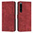 Handytasche Stand Schutzhülle Flip Leder Hülle Y08X für Sony Xperia 1 IV Rot