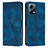 Handytasche Stand Schutzhülle Flip Leder Hülle Y08X für Xiaomi Redmi Note 12 Explorer Blau