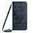 Handytasche Stand Schutzhülle Flip Leder Hülle YB1 für Samsung Galaxy A34 5G Blau