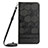 Handytasche Stand Schutzhülle Flip Leder Hülle YB1 für Samsung Galaxy A34 5G Schwarz