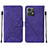 Handytasche Stand Schutzhülle Flip Leder Hülle YB2 für Motorola Moto G84 5G Violett