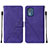 Handytasche Stand Schutzhülle Flip Leder Hülle YB2 für Nokia C02 Violett