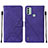 Handytasche Stand Schutzhülle Flip Leder Hülle YB2 für Nokia C31 Violett