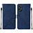 Handytasche Stand Schutzhülle Flip Leder Hülle YB2 für Oppo A58 4G