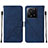 Handytasche Stand Schutzhülle Flip Leder Hülle YB2 für Xiaomi Mi 13T 5G Blau