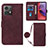 Handytasche Stand Schutzhülle Flip Leder Hülle YB3 für Motorola Moto G84 5G Rot