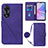 Handytasche Stand Schutzhülle Flip Leder Hülle YB3 für Oppo A58 5G Violett