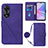 Handytasche Stand Schutzhülle Flip Leder Hülle YB3 für Oppo A78 5G Violett
