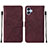 Handytasche Stand Schutzhülle Flip Leder Hülle YB3 für Samsung Galaxy A04 4G Rot