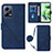 Handytasche Stand Schutzhülle Flip Leder Hülle YB3 für Xiaomi Poco X5 5G Blau