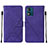 Handytasche Stand Schutzhülle Flip Leder Hülle YB4 für Motorola Moto E13 Violett