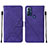 Handytasche Stand Schutzhülle Flip Leder Hülle YB4 für Motorola Moto G Play Gen 2 Violett