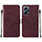 Handytasche Stand Schutzhülle Flip Leder Hülle YB4 für Xiaomi Redmi Note 12 5G Rot