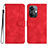 Handytasche Stand Schutzhülle Flip Leder Hülle YX3 für Oppo K11 5G Rot