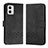 Handytasche Stand Schutzhülle Flip Leder Hülle YX4 für Motorola Moto G53j 5G Schwarz