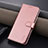 Handytasche Stand Schutzhülle Flip Leder Hülle YZ5 für Oppo A2 Pro 5G Rosegold