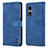 Handytasche Stand Schutzhülle Flip Leder Hülle YZ5 für Oppo A58 5G Blau