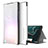 Handytasche Stand Schutzhülle Flip Leder Hülle ZL1 für Samsung Galaxy A02 Silber