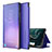 Handytasche Stand Schutzhülle Flip Leder Hülle ZL1 für Samsung Galaxy M31 Prime Edition Violett