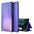 Handytasche Stand Schutzhülle Flip Leder Hülle ZL1 für Samsung Galaxy S23 Ultra 5G Violett