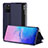 Handytasche Stand Schutzhülle Flip Leder Hülle ZL2 für Samsung Galaxy M80S Blau