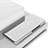 Handytasche Stand Schutzhülle Flip Leder Rahmen Spiegel Tasche für Oppo Find X5 Pro 5G Silber