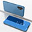 Handytasche Stand Schutzhülle Flip Leder Rahmen Spiegel Tasche für Samsung Galaxy A32 4G