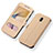 Handytasche Stand Schutzhülle Leder für Samsung Galaxy J5 (2017) Duos J530F Gold