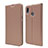 Handytasche Stand Schutzhülle Leder Hülle für Asus Zenfone Max M2 ZB633KL Rosegold