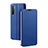 Handytasche Stand Schutzhülle Leder Hülle für Realme X2 Blau