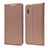 Handytasche Stand Schutzhülle Leder Hülle für Samsung Galaxy A70S Rosegold