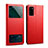 Handytasche Stand Schutzhülle Leder Hülle L01 für Huawei Honor V30 Pro 5G Rot