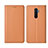 Handytasche Stand Schutzhülle Leder Hülle L01 für Oppo Reno Ace Orange
