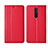 Handytasche Stand Schutzhülle Leder Hülle L01 für Xiaomi Poco X2 Rot