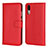 Handytasche Stand Schutzhülle Leder Hülle L03 für Huawei P20 Rot