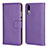 Handytasche Stand Schutzhülle Leder Hülle L03 für Huawei P20 Violett