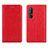 Handytasche Stand Schutzhülle Leder Hülle L03 für Oppo Reno3 Pro Rot