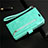 Handytasche Stand Schutzhülle Leder Hülle L03 für Samsung Galaxy S20 Plus 5G Cyan